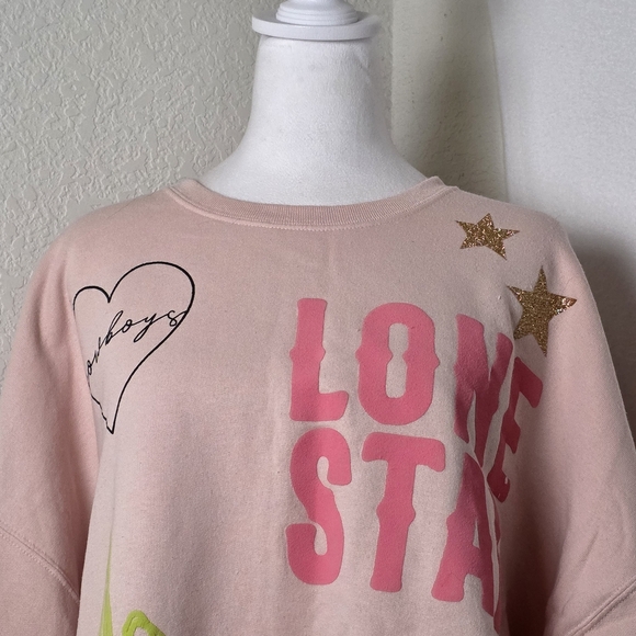 Skull House Lone Star Graphic Sweatshirt – Western Texas Theme – L/XL - Picture 2 of 10